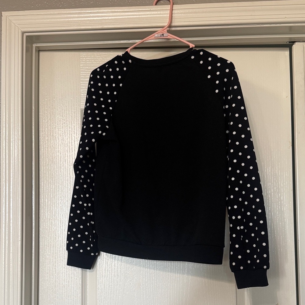 Black Polka Dot Sweater